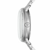 Emporio Armani Aviator Skeleton Blue Dial Silver Mesh Bracelet Watch For Men - AR60024
