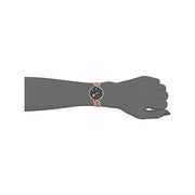 Emporio Armani Arianna Black Dial Rose Gold Stainless Steel Watch For Women - AR11197