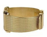 Emporio Armani Mother of Pearl Dial Gold Mesh Bracelet Watch For Men - AR2016