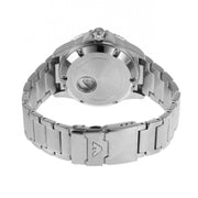 Emporio Armani Sea Explorer Meccanico Automatic Blue Dial Silver Steel Strap Watch For Men - AR60059