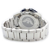 Emporio Armani Bracelet Collection Black Dial Silver Steel Strap Watch For Men - AR5970