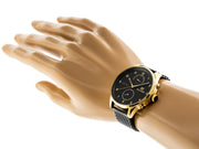 Tommy Hilfiger Chase Quartz Black Dial Black Mesh Bracelet Watch for Men - 1791580