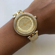 Michael Kors Darci Gold Dial Gold Steel Strap Watch for Women - MK3445