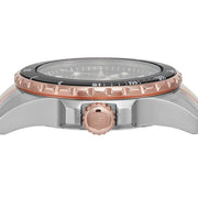 Fossil Blue Dive Three Hand Gray Dial Two Tone Steel Strap Watch For Women - ES5348