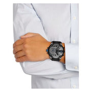 Diesel Mr Daddy 2.0 Chronograph Grey Dial Black Nylon Strap Watch For Men - DZ7420
