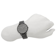 Coach Charles Black Dial Black Steel Strap Watch for Men - 14602431