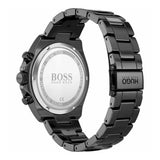 Hugo Boss Ocean Edition Chronograph Navy Blue Dial Black Steel Strap Watch for Men - 1513743