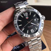 Tag Heuer Formula 1 Black Dial Silver Steel Strap Watch for Men - WAZ1112.BA0875