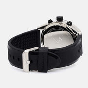 Maserati Traguardo Chronograph Green Dial Black Silicone Strap Watch For Men - R8871612043