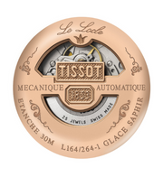 Tissot T Classic Le Locle Automatic Black Dial Black Leather Strap Watch For Men - T41.5.423.53