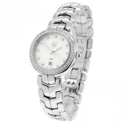 Tag Heuer Link Diamonds Silver Dial Silver Steel Strap Watch for Women - WAT1414.BA0954