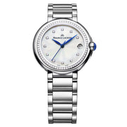 Maurice Lacroix Fiaba Diamonds Mother of Pearl Dial Silver Steel Strap Watch for Women - FA1004-SD502-170-1