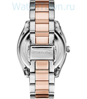 Michael Kors Bryn Quartz Blue Dial Two Tone Steel Strap Watch For Women - MK6136