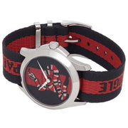 Gucci Le Marche Des Merveilles Blue Red Dial Blue Red Nylon Strap Unisex Watch - YA126493