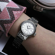 Tissot T Classic Carson Automatic White Dial Silver Steel Strap Watch For Women - T085.207.11.011.00