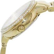 Fossil Virginia White Dial Gold Steel Strap Watch for Women - ES3283