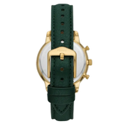 Fossil Neutra Chronograph Green Dial Green Leather Strap Watch for Women - ES5239