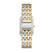 Fossil Raquel Three Hand Mother of Pearl Dial Two Tone Steel Strap Watch For Women - ES5305
