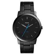 Fossil The Minimalist Black Dial Black Steel Strap Watch for Men - FS5308