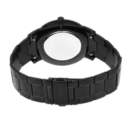 Fossil The Minimalist Black Dial Black Steel Strap Watch for Men - FS5308