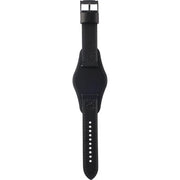 Fossil Nate Chronograph Black Dial Black Leather Strap Watch for Men - JR1510