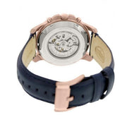 Fossil Grant Automatic Blue Dial Blue Leather Strap Watch for Men - ME3029