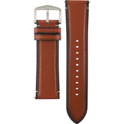 Fossil Townsman Automatic Skeleton Blue Dial Brown Leather Strap Watch for Men - ME3154