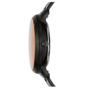 Fossil Neutra Automatic Skeleton Black Dial Black Steel Strap Watch for Men - ME3183