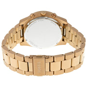 Fossil Boyfriend Multifunction Rose Gold Dial Rose Gold Steel Strap Watch for Women - ES3885