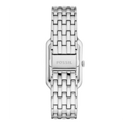 Fossil Raquel Three Hand Date Mother of Pearl Dial Silver Steel Strap Watch for Women - ES5306
