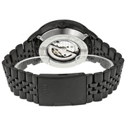 Fossil Townsman Multi Function Mechanical Black Dial Black Steel Strap Watch for Men - ME3062