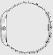 Gucci G Timeless Quartz Mother of Pearl Pink Dial Silver Steel Strap Watch for Women - YA1264166