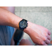 Fossil Neutra Chronograph Blue Dial Blue Steel Strap Watch for Men - FS5826
