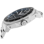 Gucci Dive Quartz Black Dial Silver Steel Strap Watch For Men - YA136212