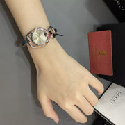 Gucci Horsebit Collection Quartz Brown Dial Silver Steel Strap Watch For Women - YA139501