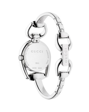 Gucci Horsebit Collection Quartz Brown Dial Silver Steel Strap Watch For Women - YA139501