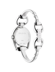 Gucci Horsebit Collection Diamonds Mother of Pearl Dial Silver Steel Strap Watch For Women - YA139506