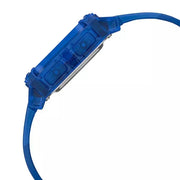 Guess Stealth Blue Dial Blue Rubber Strap Watch for Men - GW0270G3