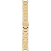 Guess Mini Sunrise Quartz Blue Dial Gold Steel Strap Watch For Women - W0448L6