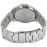 Guess G Twist Diamonds Silver Dial Silver Steel Strap Watch For Women - W1201L1