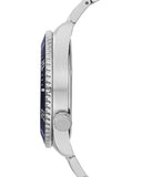 Guess Axle Multifunction Black Dial Silver Steel Strap Watch For Men - GW0488G1