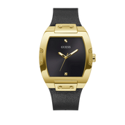 Guess Phoenix Black Dial Black Rubber Strap Watch for Men - GW0386G3