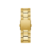 Guess Edge Chronograph Black Dial Gold Steel Strap Watch For Men - GW0539G2