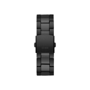 Guess Edge Chronograph Black Dial Black Steel Strap Watch For Men - GW0539G3