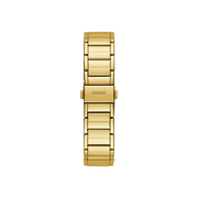Guess Fusion Chronograph Gold Dial Gold Steel Strap Watch for Women - GW0552L2