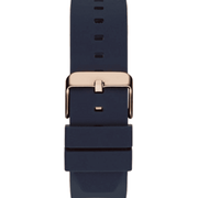 Guess Prodigy Multifunction Navy Blue Dial Blue Silicone Strap Watch For Men - GW0569G3
