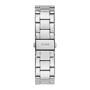 Guess Cubed Analog Silver Dial Silver Steel Strap Watch For Women - GW0606L1