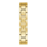 Guess Fame Crystals Gold Dial Gold Steel Strap Watch For Women - GW0644L2
