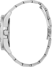 Guess Queen Quartz Silver Dial Silver Steel Strap Watch For Women - GW0464L1
