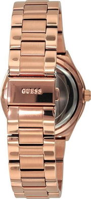 Guess Mini Spectrum Quartz Rose Gold Dial Rose Gold Steel Strap Watch For Women - W0122L3